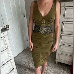 Nicole Miller Collection Olive Dress